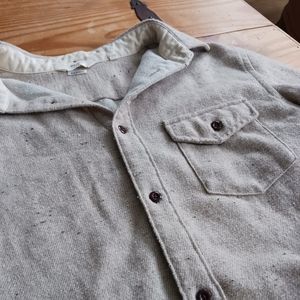NN07 No Nationality Button-up Wool Overshirt